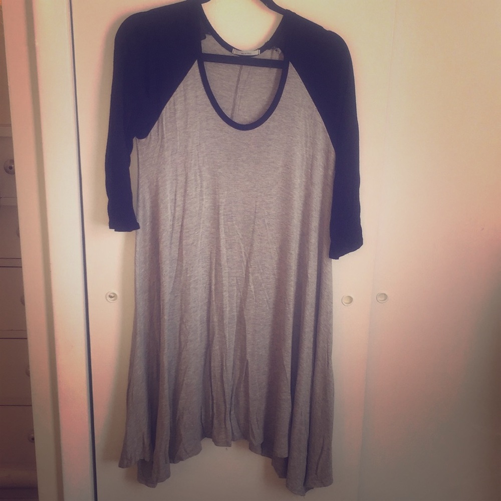 Black and Gray Dress